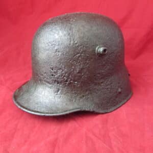 Original Imperial German WW1 M16 Stahlhelm Relic – Arras Battlefield Recovery – Western Front Helmet