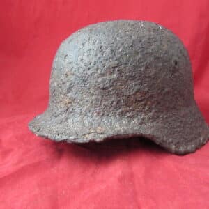 Original WW2 German M40 Stahlhelm Relic – Halbe Pocket Recovery – Battle of Berlin 1945