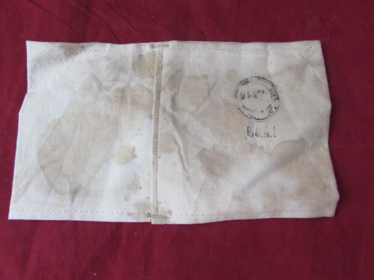 WW2 German Organisation Todt (OT) Labourer / Military Engineering Armband – Second World War Relic