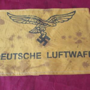 WWII German Luftwaffe "DEUTSCHE LUFTWAFFE" Identification Armband (Ärmelbinde)