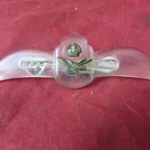 Original WWII RAF Sweetheart Brooch Handmade Perspex Royal Air Force Sweetheart Pin