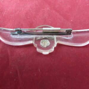 Original WWII RAF Sweetheart Brooch Handmade Perspex Royal Air Force Sweetheart Pin