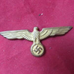 German WWII Army (Heer) Visor Cap Eagle – Original German Military Insignia