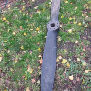 WW1 Airco DH.6 Propeller B3192 – 89-90 Inch Blade – Burnt End – Original Brass Boss Plate – RAF Museum Letter, 1918