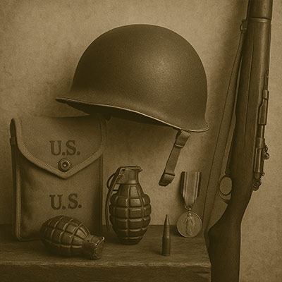 World War 2 Military Antique Collection